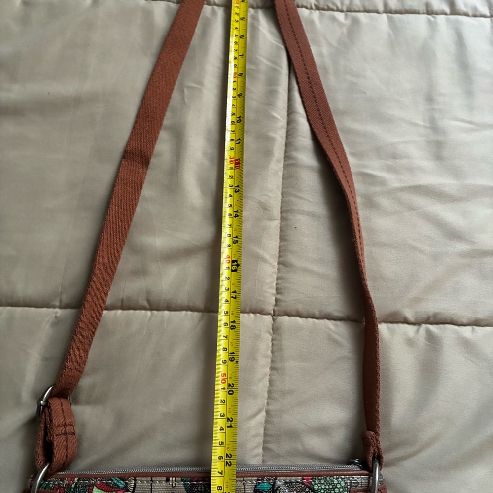 Sakroots Owl Crossbody Bag Shoulder Purse Coated Canvas- Adjustable Strap - Picture 5 of 10